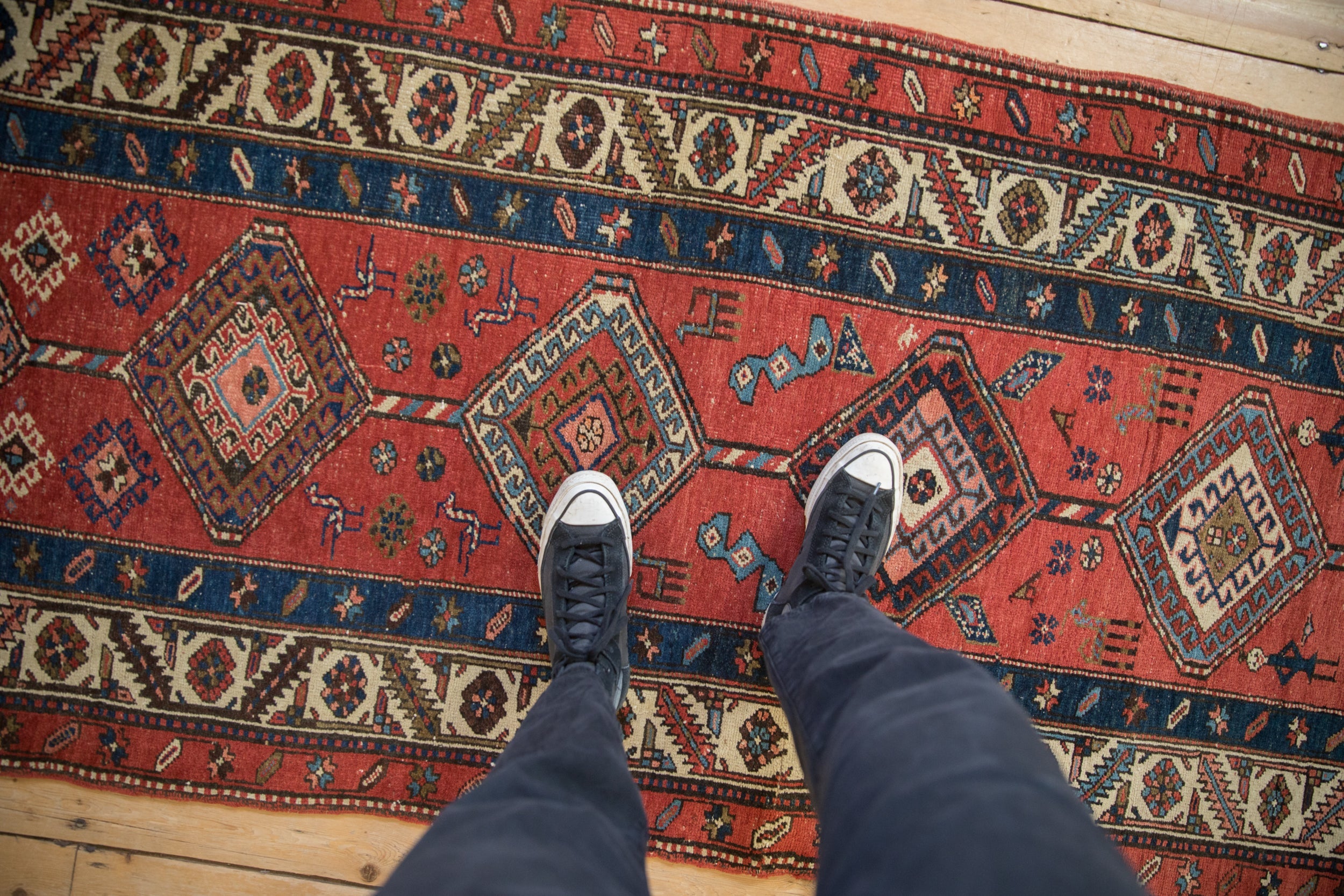 3x14.5 Antique Northwest Persian Rug Runner