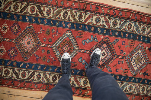 3x14.5 Antique Northwest Persian Rug Runner