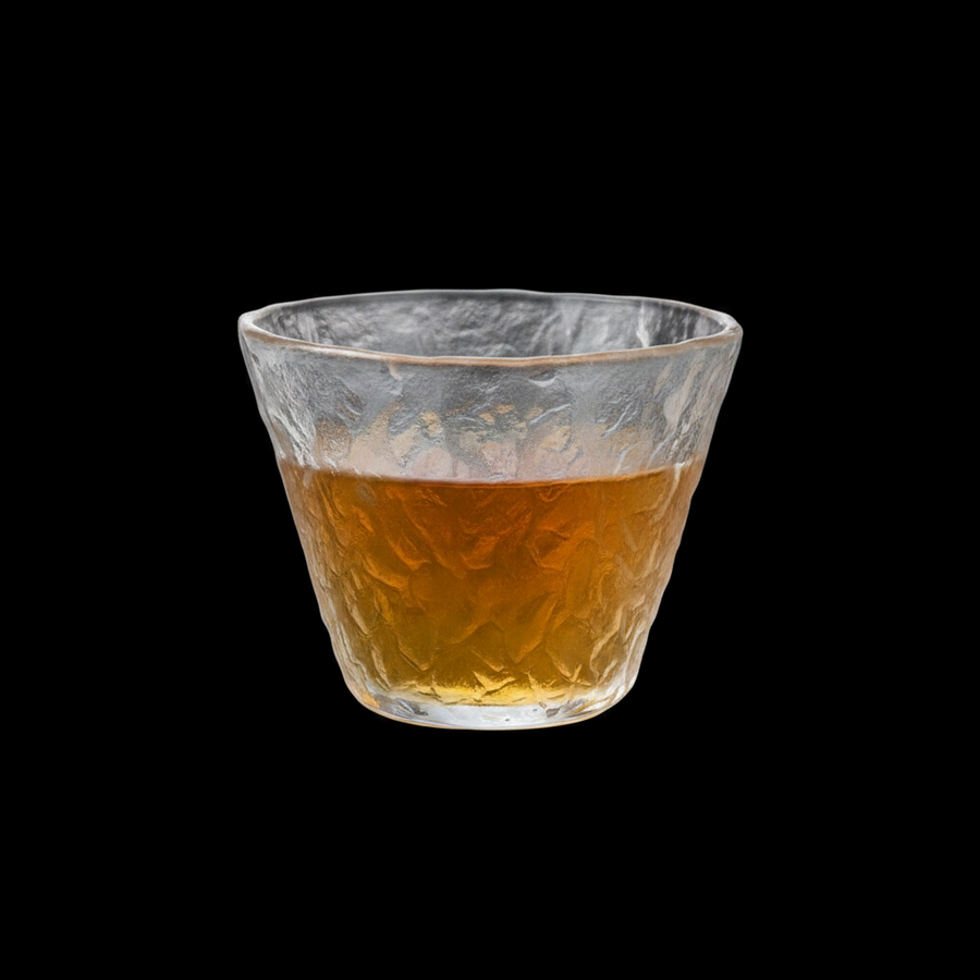 Japanese Edo Hand-Carved Whiskey Glass – Single or Sets