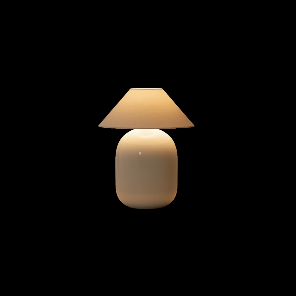Ren Portable Lamp - black background product shot