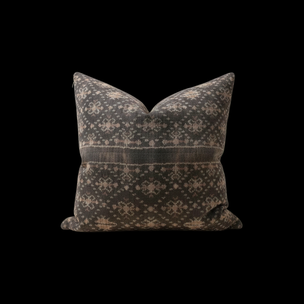 Tero Pillow - black background product shot