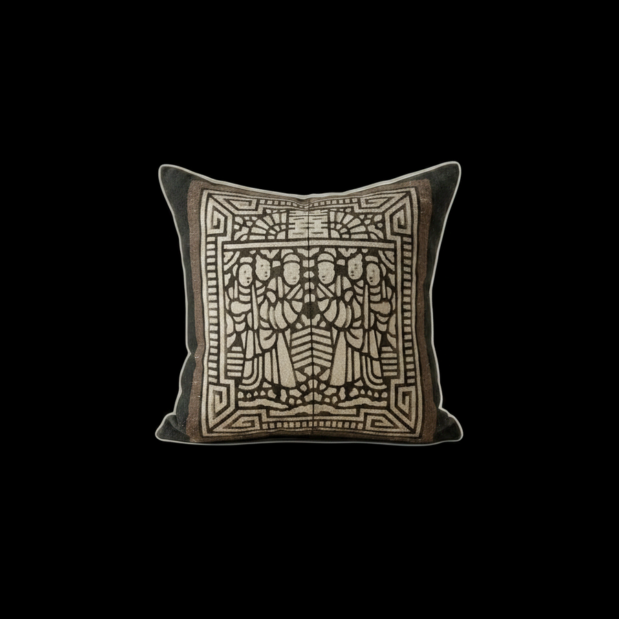 Vintage Fabric Pillow #T.1043