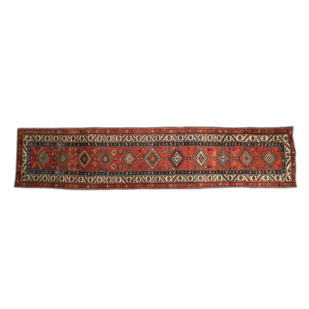 3x14.5 Antique Northwest Persian Rug Runner