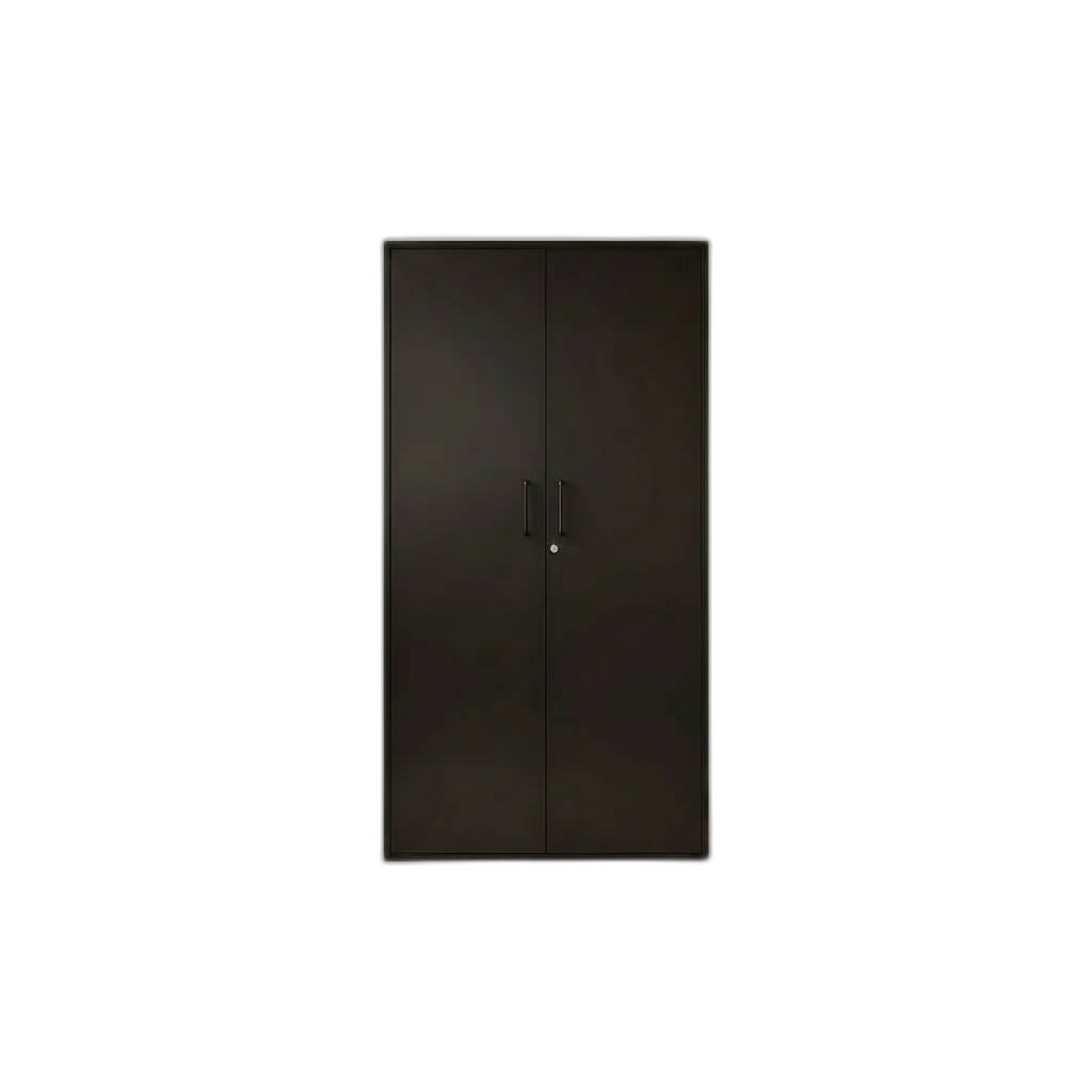Black Metal Storage Cabinet With Lock For Office Industrial