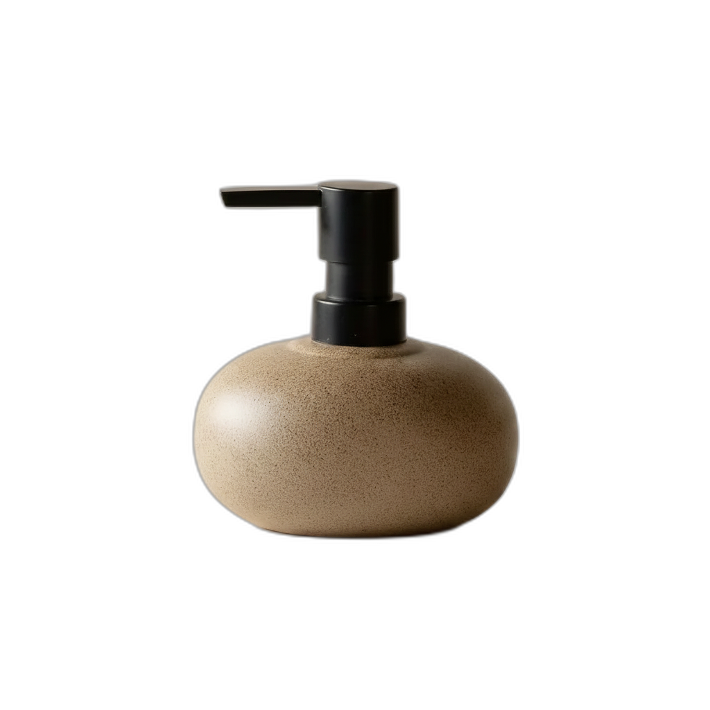 Pebble Ceramic Soap Dispenser